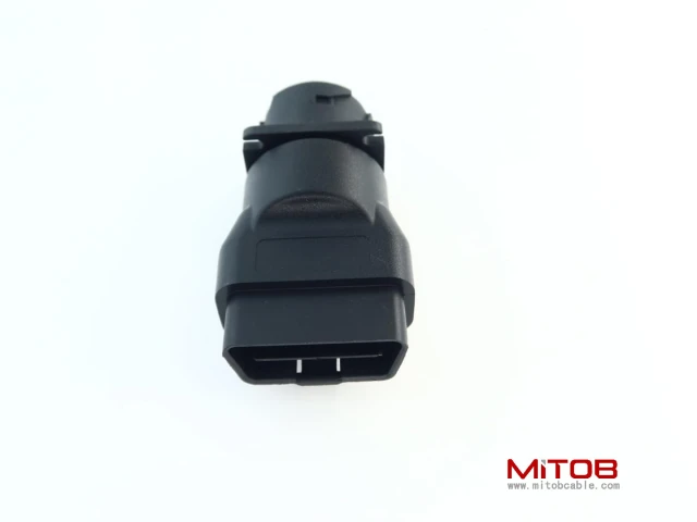 OBD2 Male to J1939 Female Adapter for Both J1939 Type 1 and Type 2