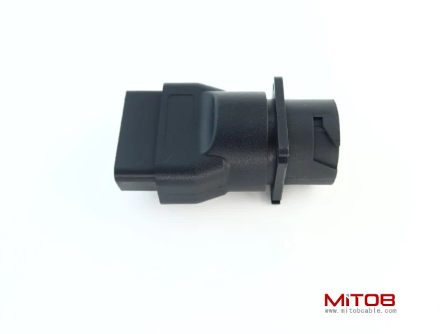 OBD2 Male to J1939 Female Adapter for Both J1939 Type 1 and Type 2