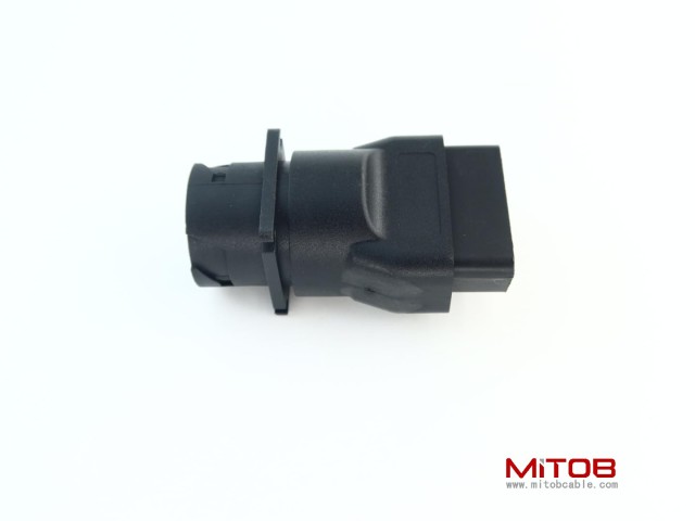OBD2 Male to J1939 Female Adapter for Both J1939 Type 1 and Type 2