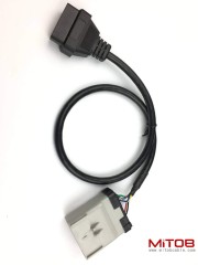 RP-1226 14 Way to 16 pin OBD ii Female ELD Cable RP1226 to OBD2 Adapter Cable