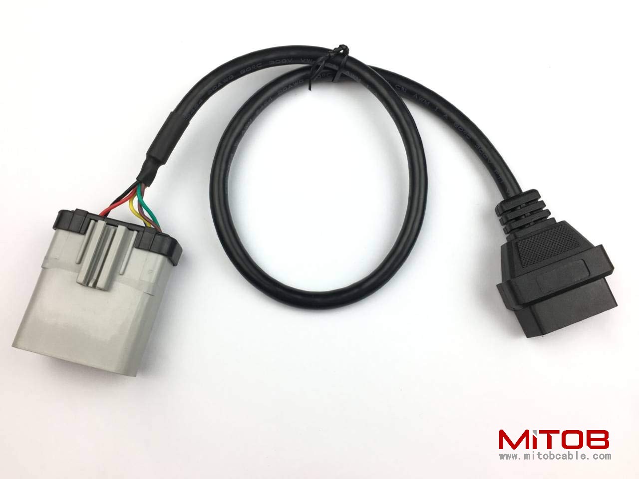 RP-1226 14 Way to 16 pin OBD ii Female ELD Cable RP1226 to OBD2 Adapter Cable