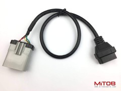 RP-1226 14 Way to 16 pin OBD ii Female ELD Cable RP1226 to OBD2 Adapter Cable