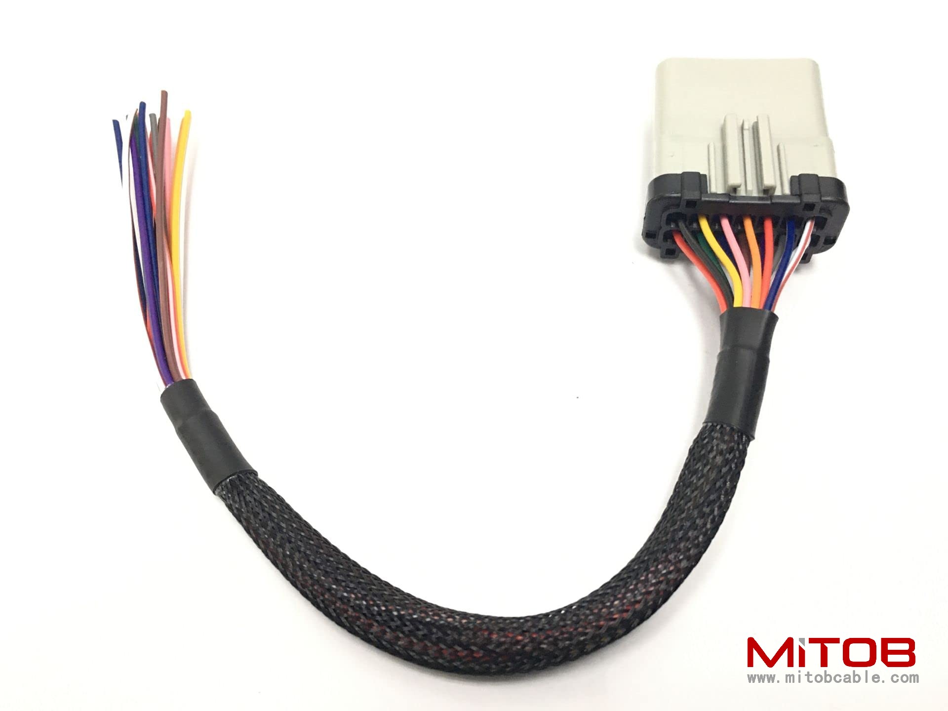 14 Way RP1226 Male Connector 14Pin to Open Loose Cable 1ft/30cm