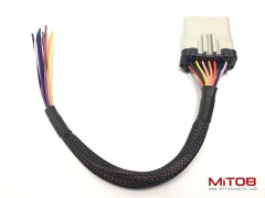 14 Way RP1226 Male Connector 14Pin to Open Loose Cable 1ft/30cm