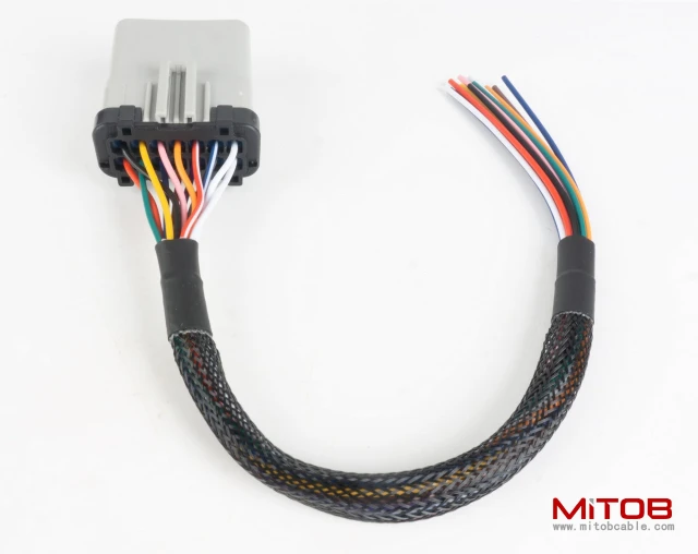 14 Way RP1226 Male Connector 14Pin to Open Loose Cable 1ft/30cm