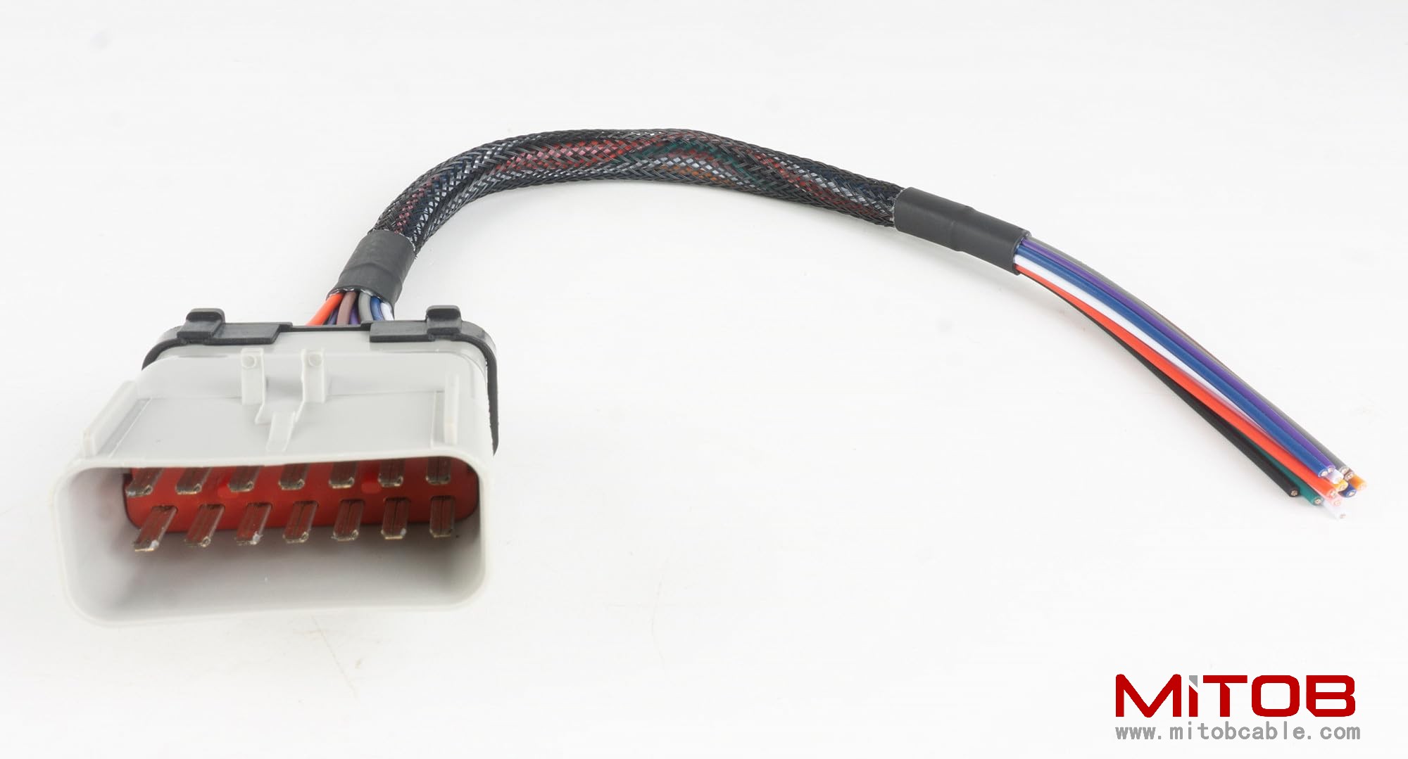 14 Way RP1226 Male Connector 14Pin to Open Loose Cable 1ft/30cm