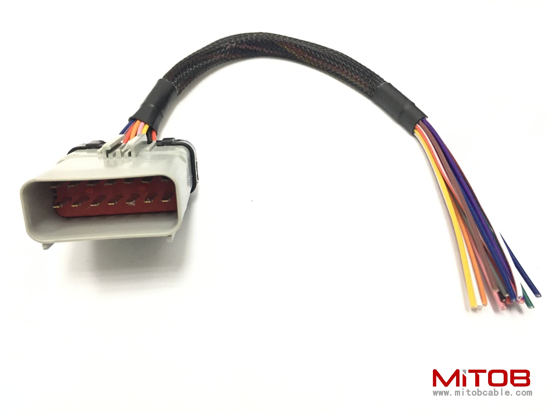 14 Way RP1226 Male Connector 14Pin to Open Loose Cable 1ft/30cm