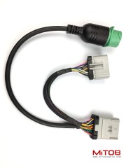RP1226 Male to Female to J1939 Extension Splitter Y Cable for ELD Device