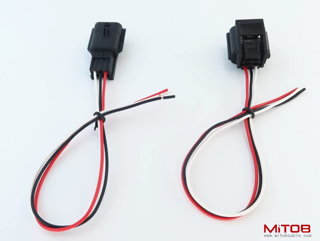 New Crankshaft Crank Position Sensor Pigtail Wire Harness Connector Cable Plug Compatible with Nissan Sentra NV200 Versa Cube 2007-2015