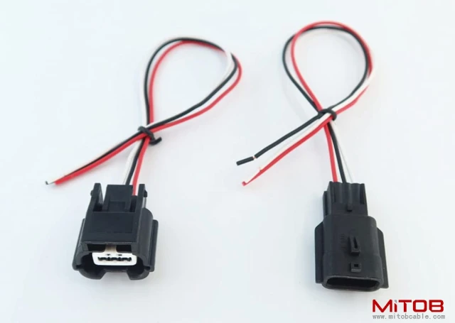 New Crankshaft Crank Position Sensor Pigtail Wire Harness Connector Cable Plug Compatible with Nissan Sentra NV200 Versa Cube 2007-2015