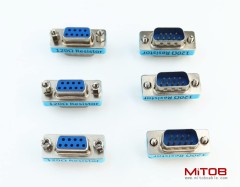 6-Pack RS323 Serial DB9 Male to Female Connector Adapter CAN Bus Terminal Resistance Terminator with 120ohm Resistance