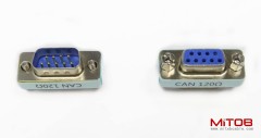 2pcs CAN Bus Terminal Resistance Terminator DB9 120ohm RS323 Serial Male to Female Connector Adapter with 120ohm Resistance