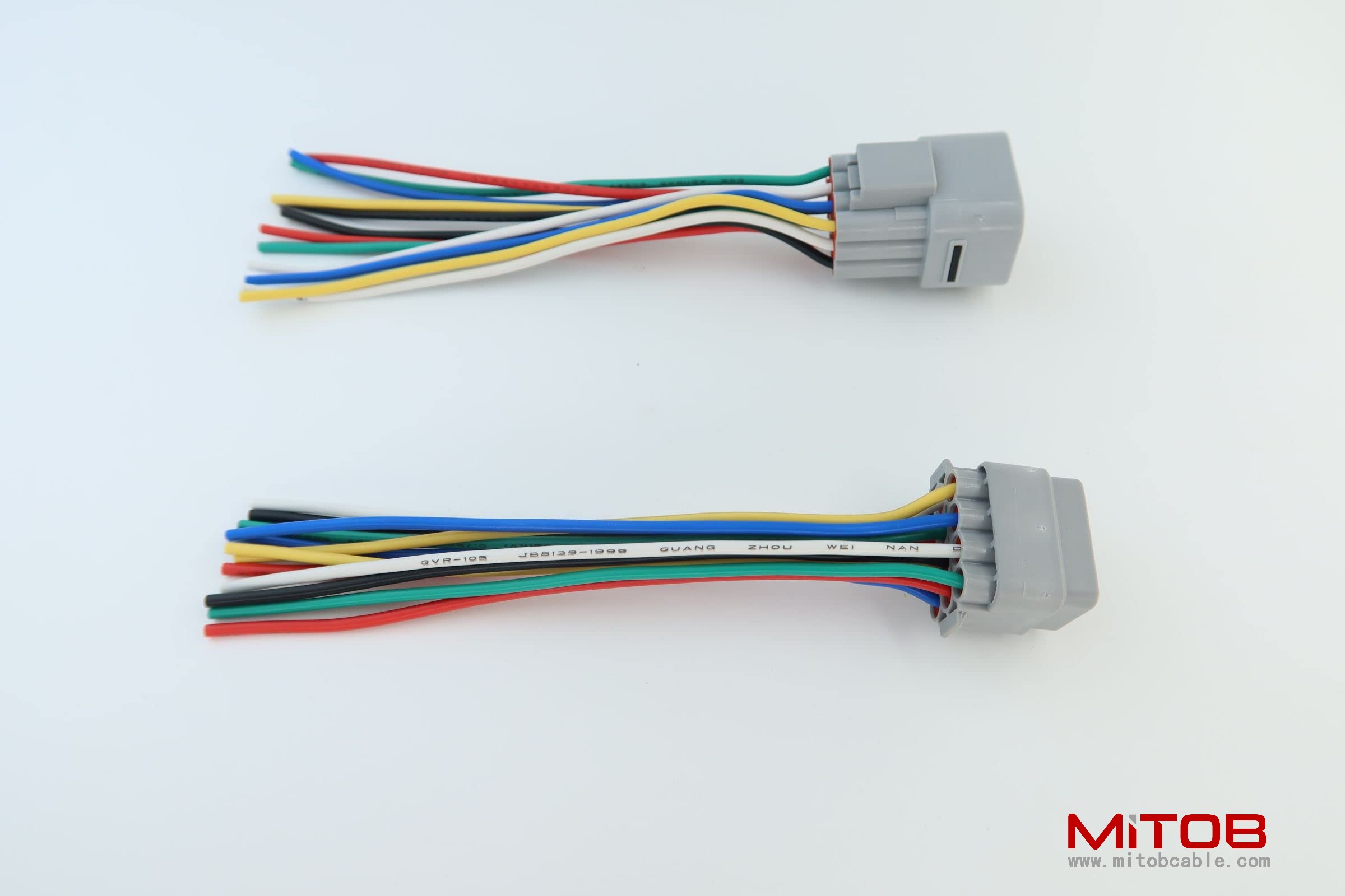 1pcs Male and 1pcs Female 12 Pin Plug Connector Pigtail Cable 12 Way Waterproof Wiring Harness 6inch