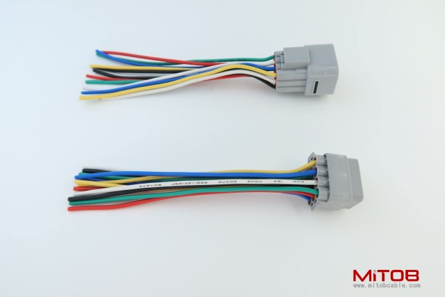 1pcs Male and 1pcs Female 12 Pin Plug Connector Pigtail Cable 12 Way Waterproof Wiring Harness 6inch