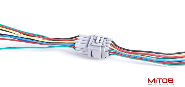 1pcs Male and 1pcs Female 12 Pin Plug Connector Pigtail Cable 12 Way Waterproof Wiring Harness 6inch