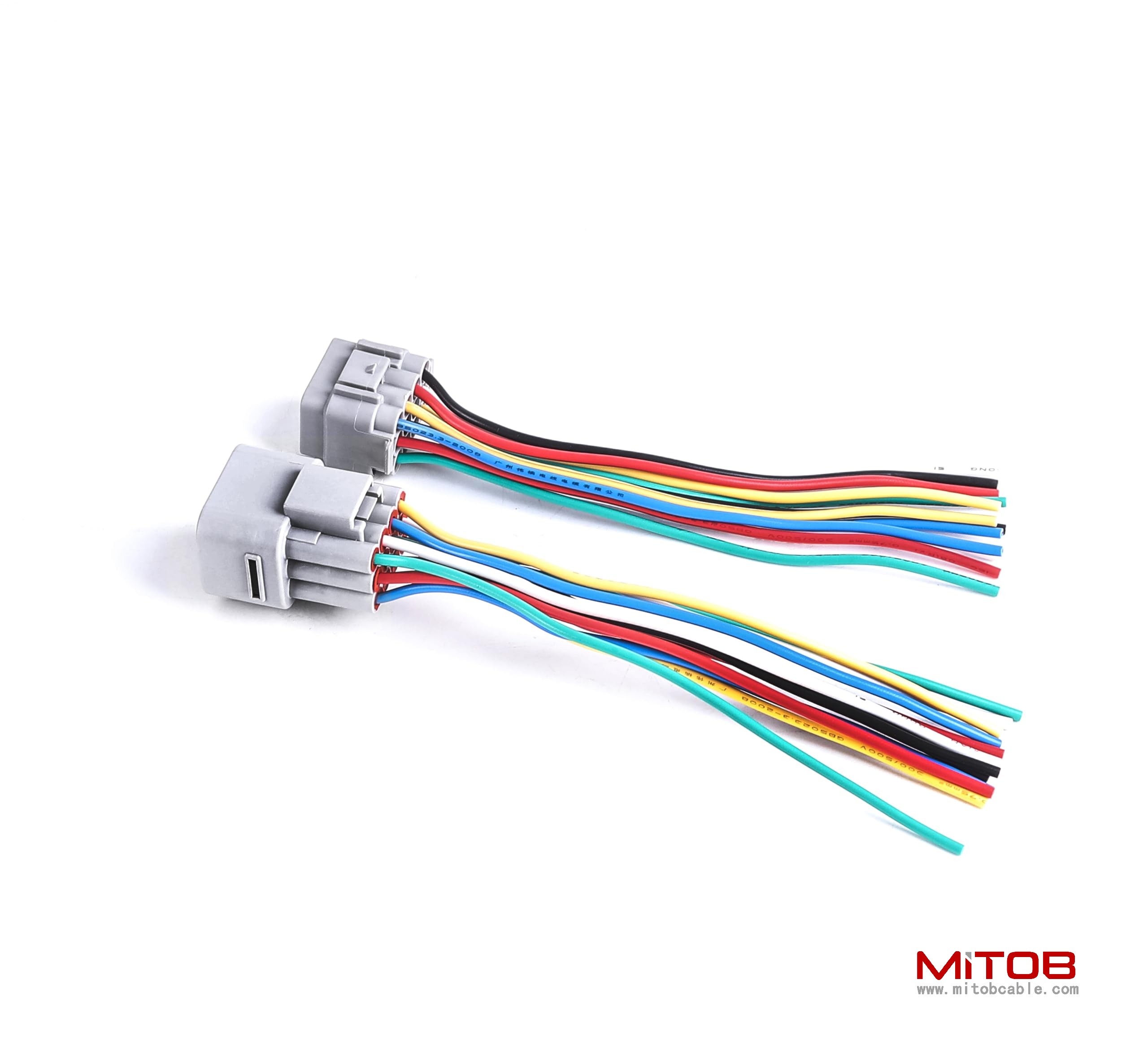 1pcs Male and 1pcs Female 12 Pin Plug Connector Pigtail Cable 12 Way Waterproof Wiring Harness 6inch
