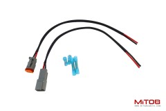 DT 2 Pin Connector Pigtail Cable Male and Female 1ft /30cm