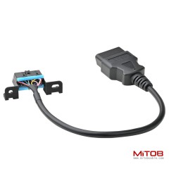 30cm 12inch  Full 16 Pin OBD2 Male to Female Cable with Underdash Mount Bracket Wire Harness Extension Adapter Connector