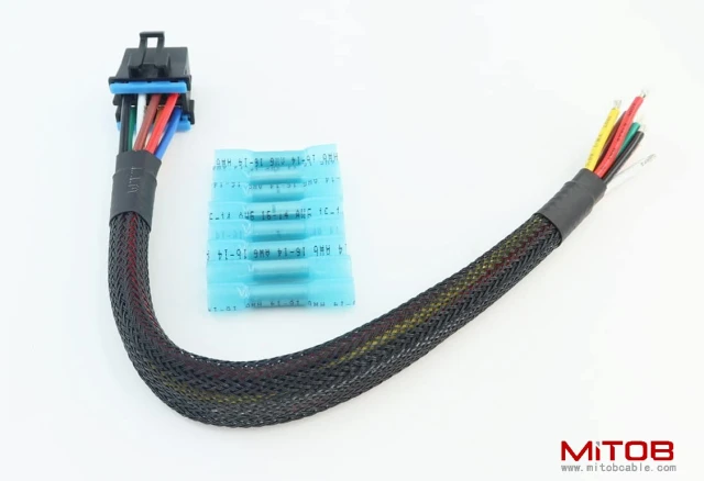 AC Heater Climate Fan Speed Control Replacement Plug Connector Wire Harness Pigtail 8pin for Silverado 1500 2500 3500, 96-99 Chevy Tahoe, 15306189, PT1346
