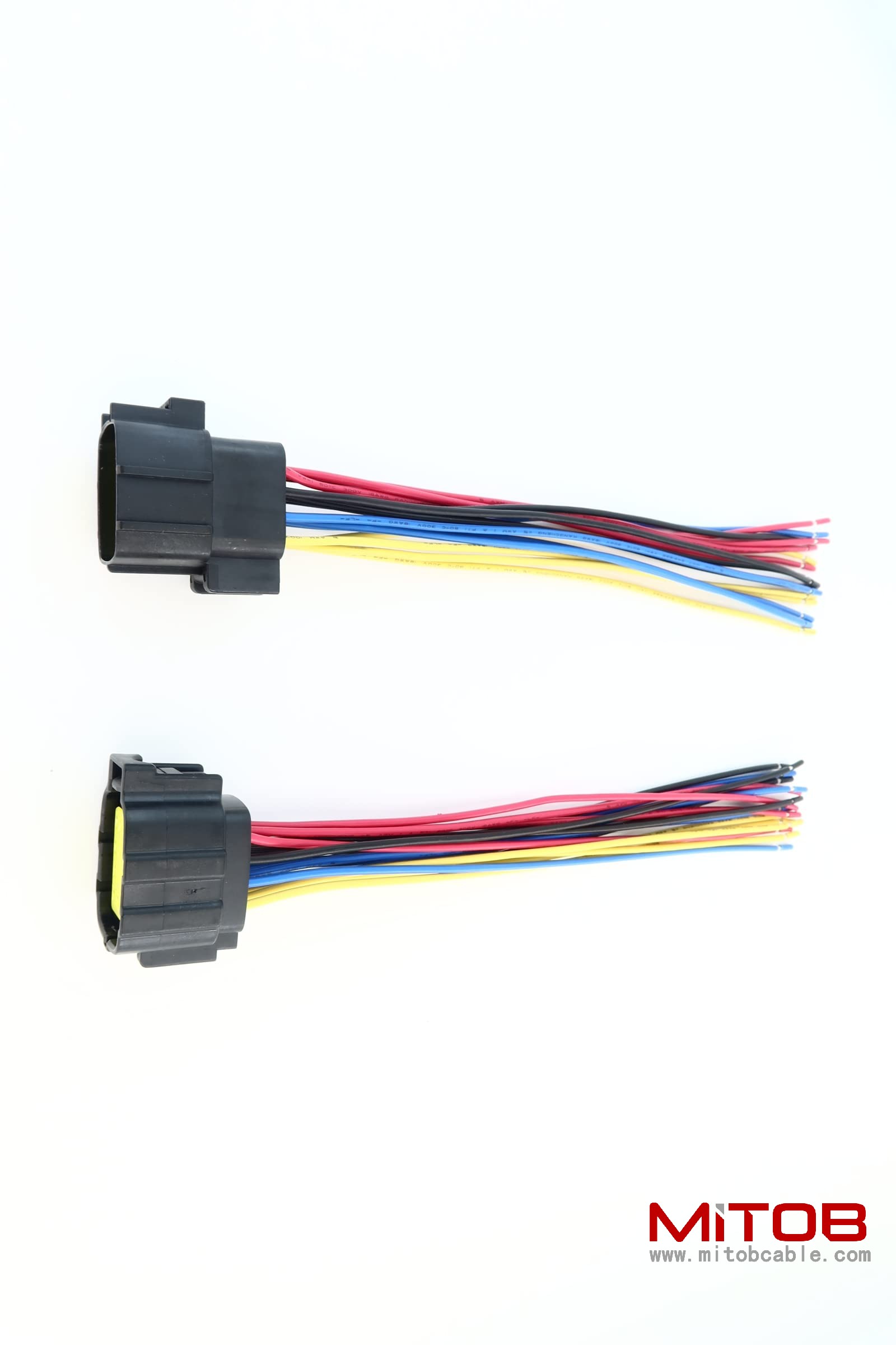 Automotive Wiring Harness Connector Auto Waterproof Connector 16Pin 368047-1 and 368050-1 Plug Pigtail