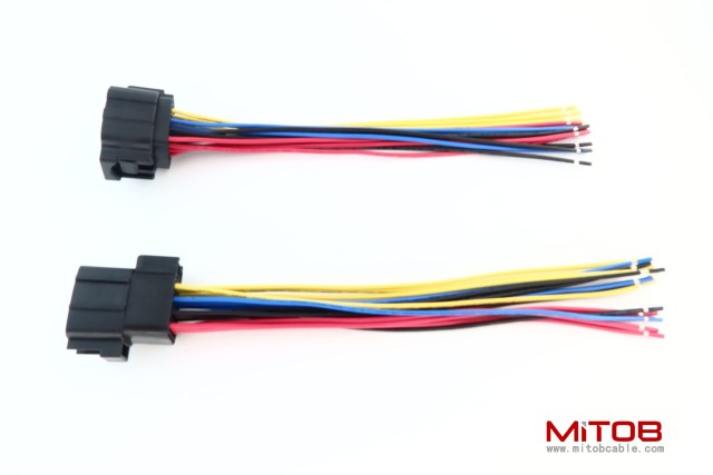 Automotive Wiring Harness Connector Auto Waterproof Connector 16Pin 368047-1 and 368050-1 Plug Pigtail