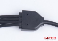 2.1m OBD2 16PIN to 4 DB 9PIN CABLE OBD2 diagnostic tool connection cable