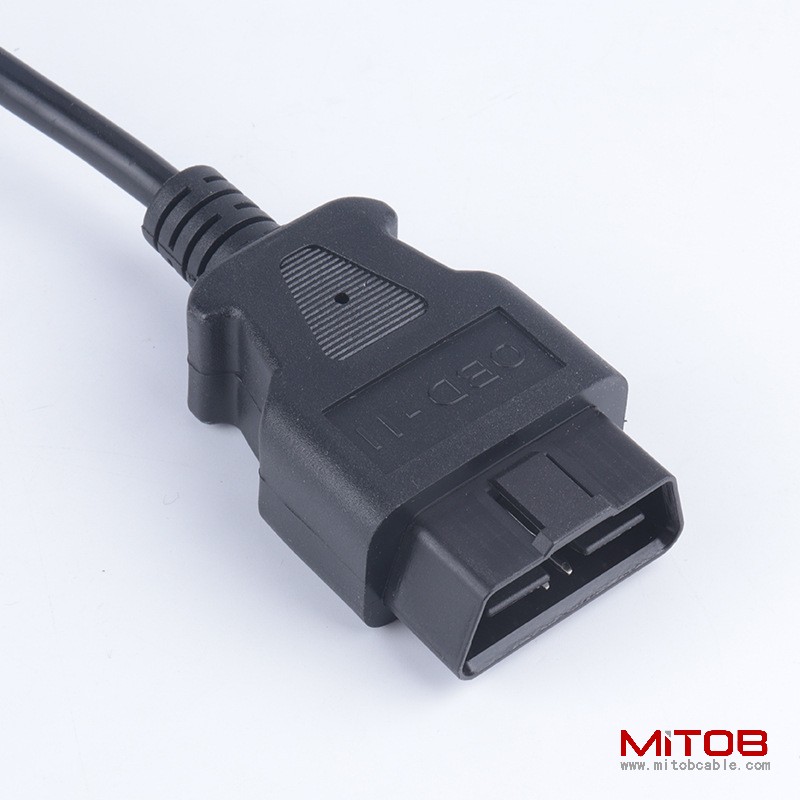2.1m OBD2 16PIN to 4 DB 9PIN CABLE OBD2 diagnostic tool connection cable
