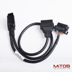 BMW interface modification OBD 16 pin cable special harness car OBD2 one to  two extension cable