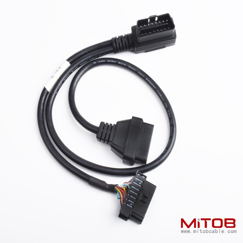 BMW interface modification OBD 16 pin cable special harness car OBD2 one to  two extension cable