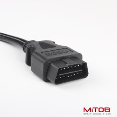 0.5 M OBD2  16 pin 16 core  1 to 2 splitter Y cable  with baffle Kia  obd2  16pin cable