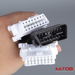 Toyota OBD2 splitter Y cable OBD  one to two plug cable   for  multiple devices