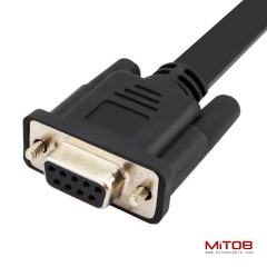 OBD2 to DB9 with switch extension cable ultra-thin flat wire elbow type automotive OBD cable