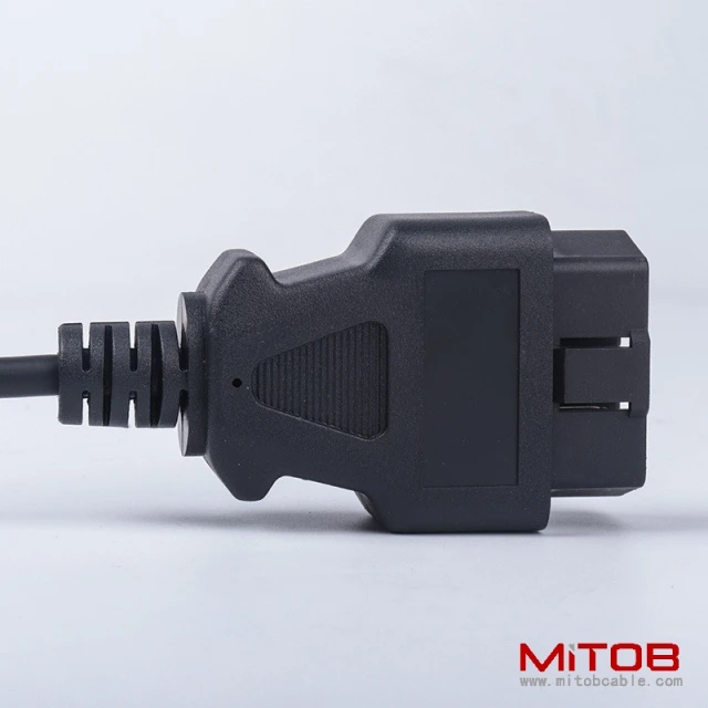 1.1m obd2  16PIN TO DB9 female cable  Serial RS232 OBD2 CABLE