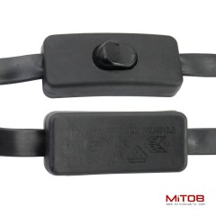 OBD2 to DB9 with switch extension cable ultra-thin flat wire elbow type automotive OBD cable