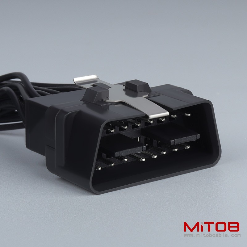 Toyota OBD2 splitter Y cable OBD  one to two plug cable   for  multiple devices
