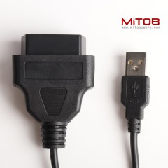 1M OBD2 female to USB connection cable car  OBD adapter cable