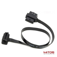 0.6m Automotive OBD cable  OBD2 extension cable one  to two sided flat OBD cable