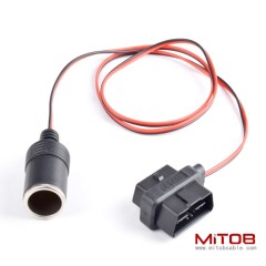 OBD2  cable Car OBDll device driving recorder taking wire cigarette lighter DC head multi-function power cord
