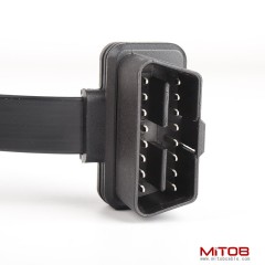 60cm OBD2 male to female extended cable with switch OBd2 flat 16 pins and 16 cores  cable