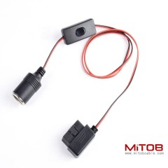 OBD2  cable Car OBDll device driving recorder taking wire cigarette lighter DC head multi-function power cord
