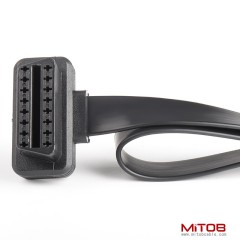 60cm OBD2 male to female extended cable with switch OBd2 flat 16 pins and 16 cores  cable