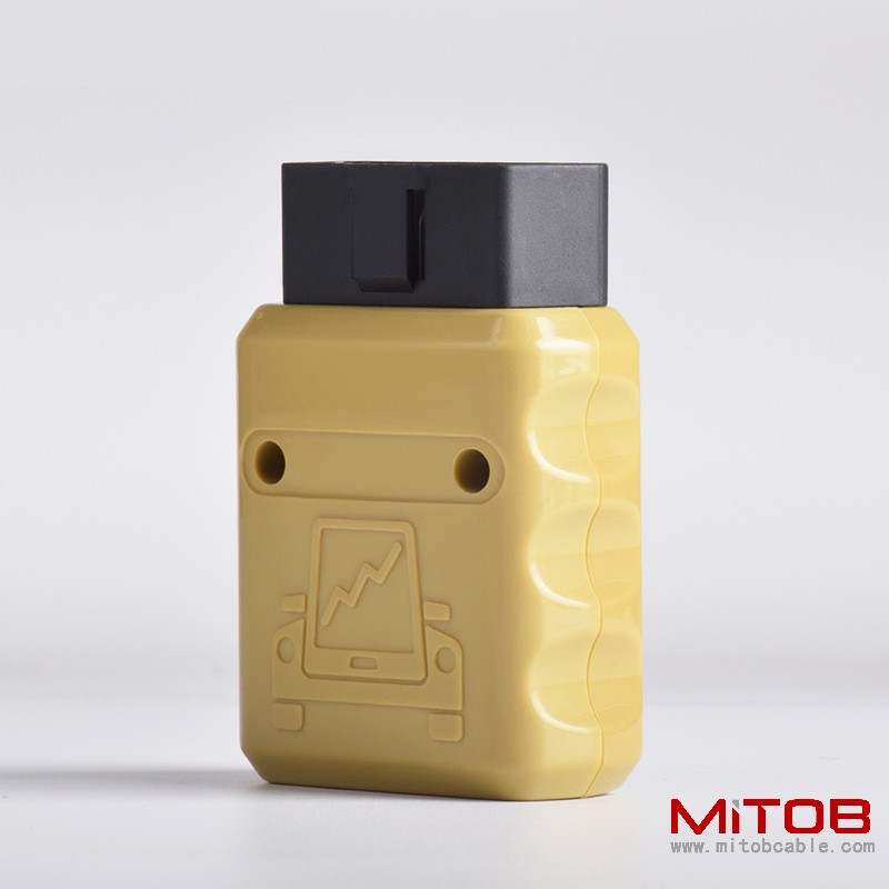 Automotive OBD2 Male OBD 16pin Connector Gold Plated 90 ° Bend J1962M plug 12V/24V