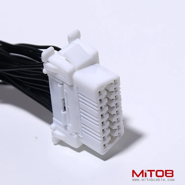 Automotive OBD2 one to two extension cable OBD 2 extension cable OBD 16PIN one to two adapter cable