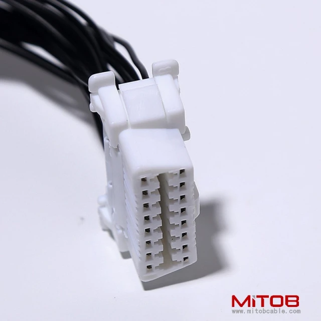 Automotive OBD2 one to two extension cable OBD 2 extension cable OBD 16PIN one to two adapter cable