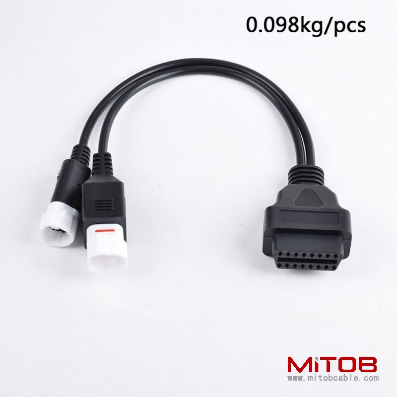 Obd2 to  3pin and 4 pin motorcycle cable obdII to  3 pin and  4 pin and  6 pin cable for Yamaha