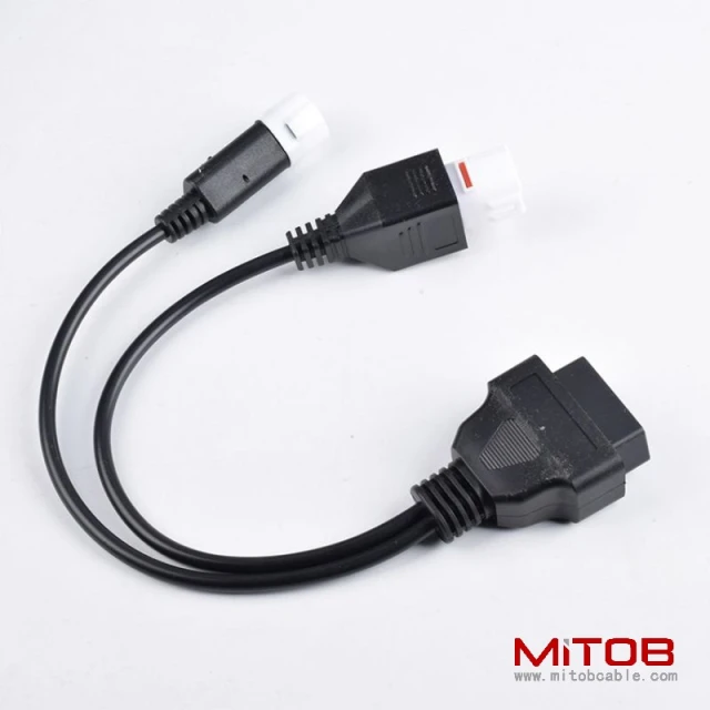 Obd2 to  3pin and 4 pin motorcycle cable obdII to  3 pin and  4 pin and  6 pin cable for Yamaha