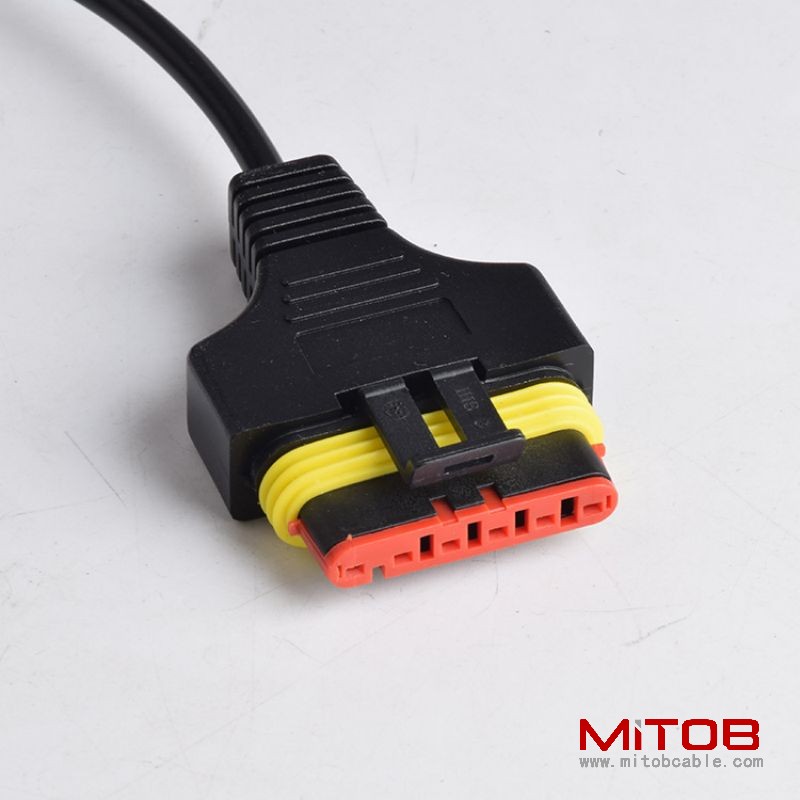 OBD 16pin to 6 pin CABLE for Benelli Motorcycle 6 Pin Motorcycle Cable
