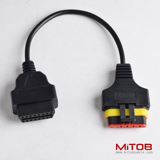 OBD 16pin to 6 pin CABLE for Benelli Motorcycle 6 Pin Motorcycle Cable