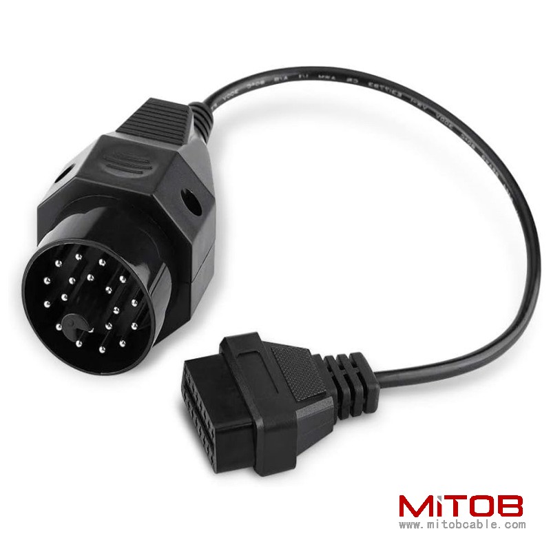 20pin OBD1 to OBD2 16PIN  COINNECTOR CABLE FOR BMW  Motorcycle