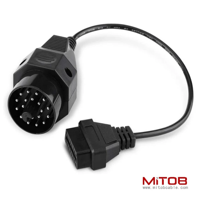 20pin OBD1 to OBD2 16PIN  COINNECTOR CABLE FOR BMW  Motorcycle
